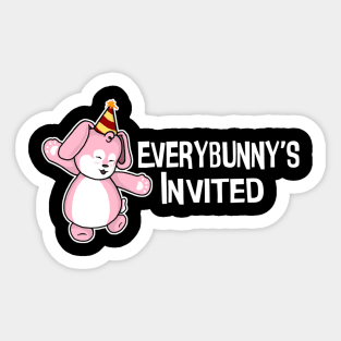 Everbunny's Invited Sticker